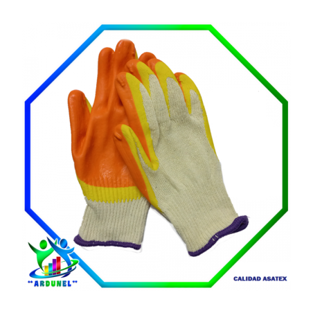 GUANTES DE TRABAJO DOBLE LATEX (PAR)