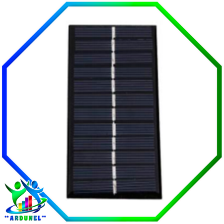 PANEL SOLAR 6V 1W 110x60MM