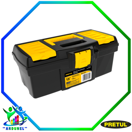 CAJA PLÁSTICA 13' CON COMPARTIMENTO (PRETUL)