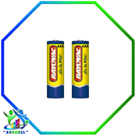 BATERIA RAYOVAK ZC AAA (PACK 2 PILAS)