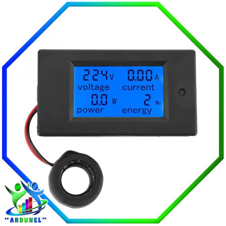 MODULO MEDIDOR DE CORRIENTE VOLTAJE AC  PZEM-061 80-260V 100A