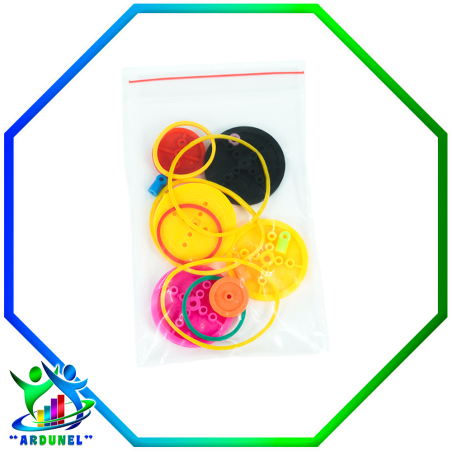 KIT DE POLEAS PLASTICAS DE 6 PIEZAS