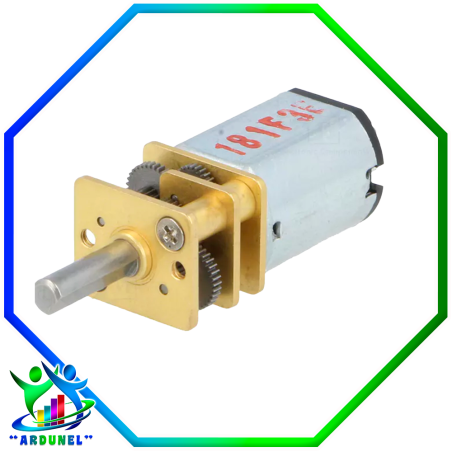 MICRO MOTOR POLOLU HP 6V 5:1 CON EJE DEL MOTOR EXTENDIDO (6000 RPM)