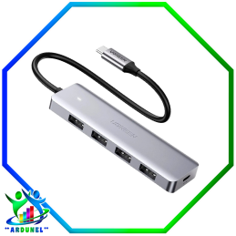HUB USB-C 4 PUERTOS UGREEN