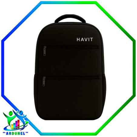 MOCHILA HAVIT COLOR NEGRO CENIZA