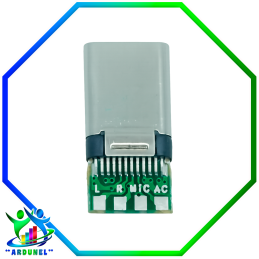 CONECTOR MACHO  USB 3.1 TIPO C