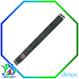 TOMA CORRIENTE PDU PARA RACK DE 6 TOMAS