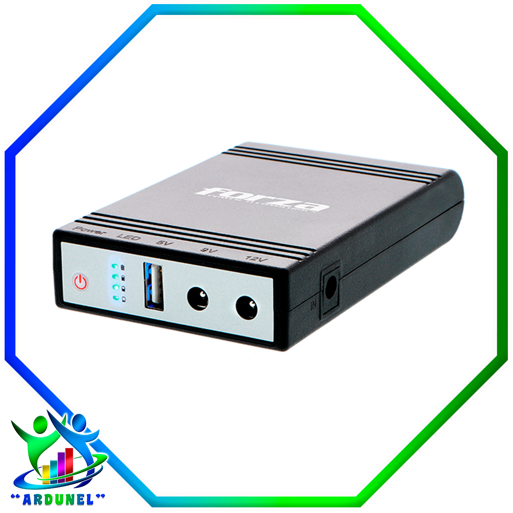 MINI UPS Y CARGADOR PORTATIL DE 24W