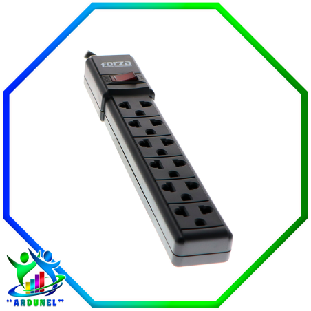 TOMA CORRIENTE 2200W 6 TOMAS NEMA UNIVERSAL