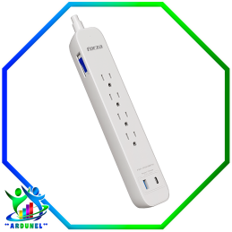 PROTECTOR DE SOBRETENSION USB Y TIPO C 1625W