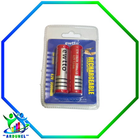 BATERÍA EWTTO 18650 4.2V 3500MAH RECARGABLE